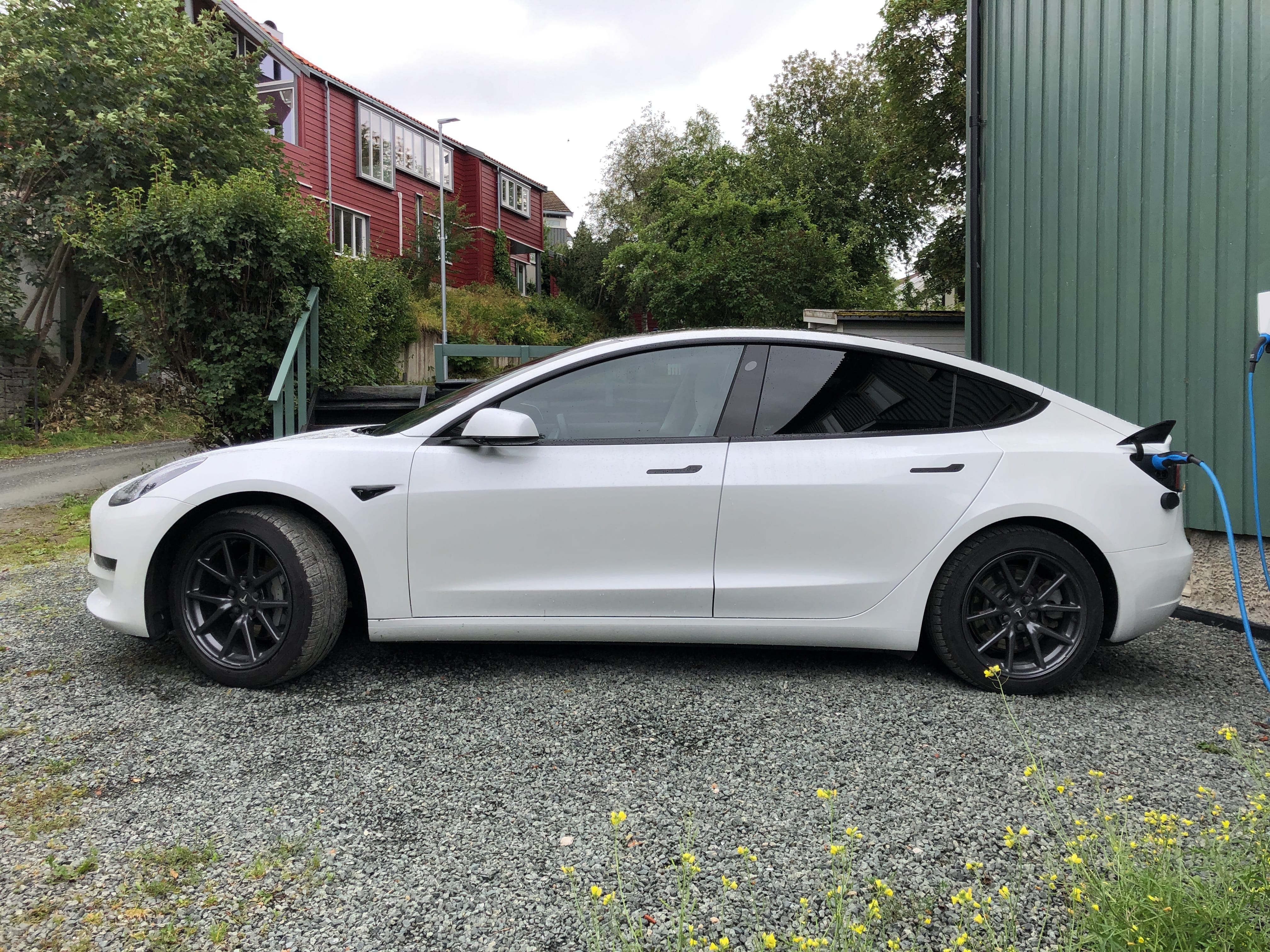Tesla Model 3 LR, AWD, FSD, henger | langtidsleie mulig with Air conditioning