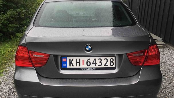 BMW 3-Serie med Skistativ