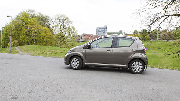 Toyota Aygo med Vinterdekk