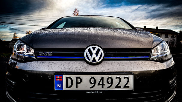 Volkswagen Golf GTE med Vinterdekk