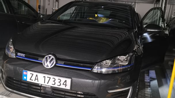 Volkswagen Golf Kombi med Vinterdekk