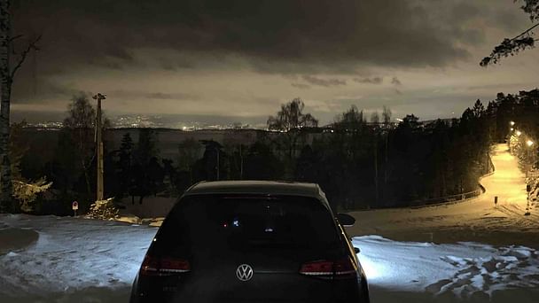 Volkswagen Golf Kombi med Vinterdekk