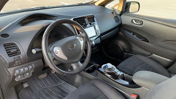 Nissan Leaf med Vinterdekk