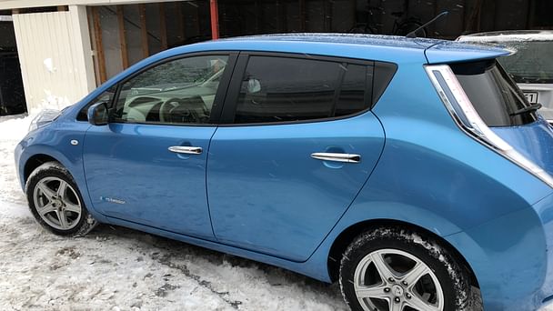 Nissan Leaf med GPS