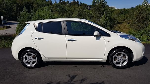 Nissan Leaf med Vinterdekk