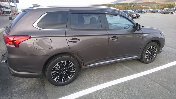 Mitsubishi Outlander med Sykkelstativ