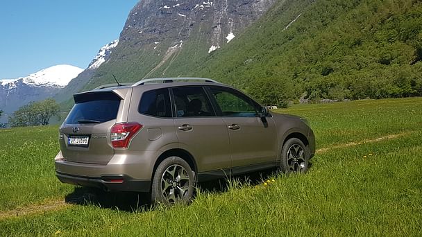 Subaru Forester med Vinterdekk