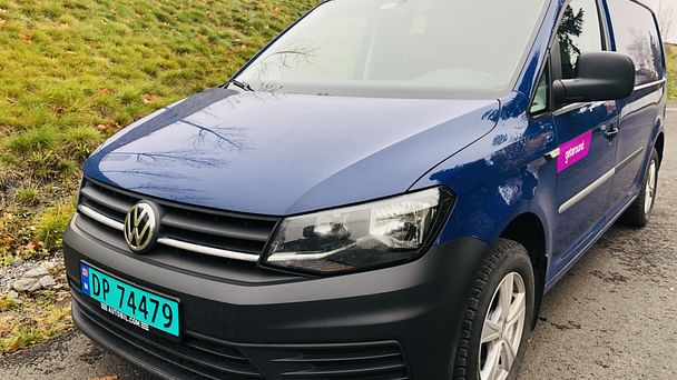 Volkswagen Caddy Maxi Lang type med Skistativ