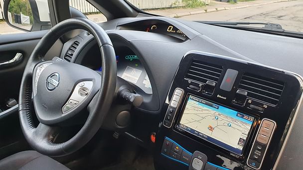 Nissan Leaf med Vinterdekk