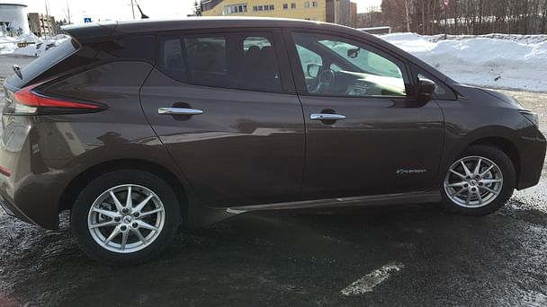 Nissan Leaf med Vinterdekk