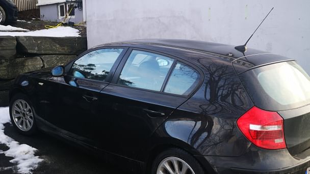 BMW 1-Serie med Vinterdekk