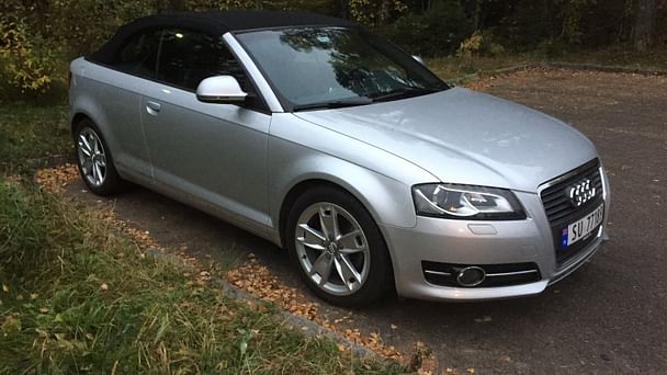 Audi A3 Cabriolet med Vinterdekk