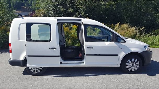 Volkswagen Caddy Maxi med Vinterdekk