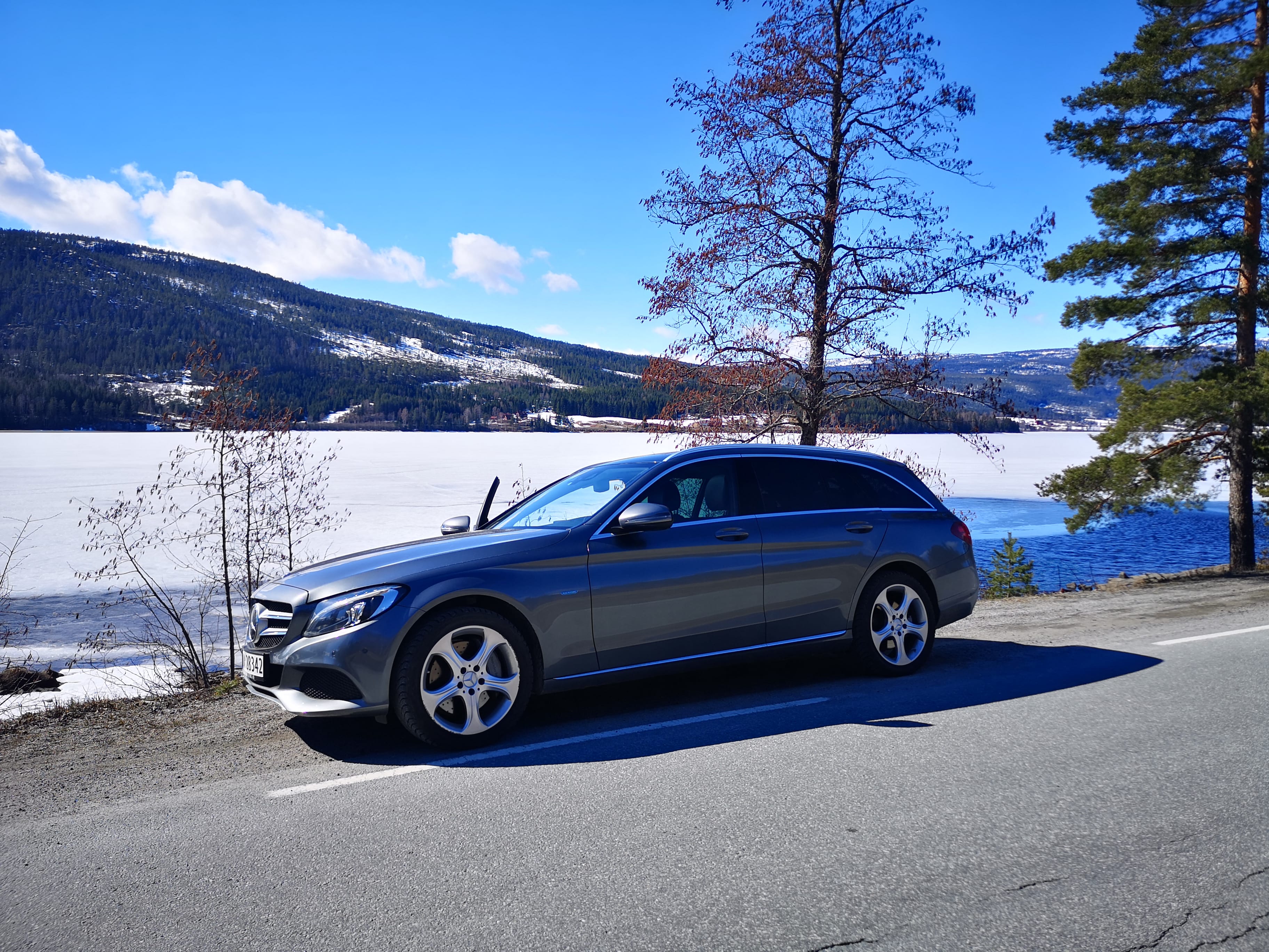 Mercedes C-Klasse Stasjonsvogn med Vinterdekk