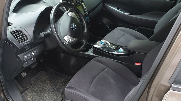 Nissan Leaf med Vinterdekk
