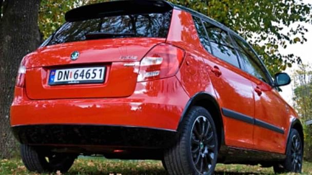 Skoda Fabia med Lydinngang