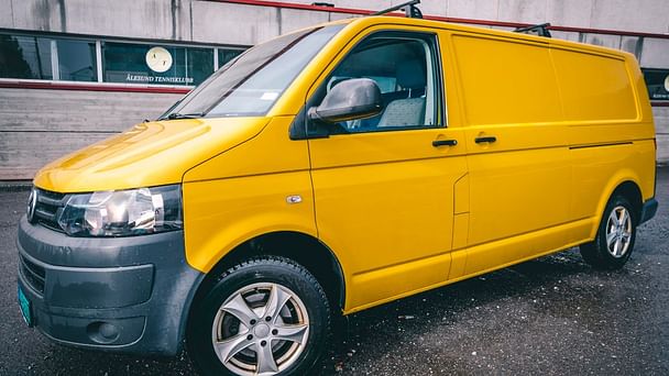 Volkswagen Transporter med Vinterdekk