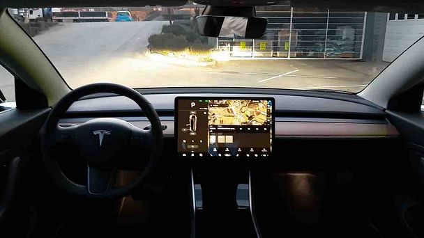 Tesla Model 3 med Vinterdekk