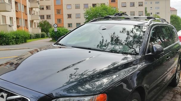 Volvo V70 med Sykkelstativ