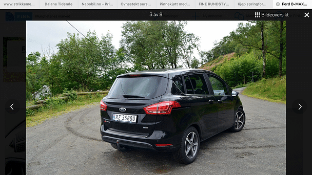 Ford B-Max med Vinterdekk
