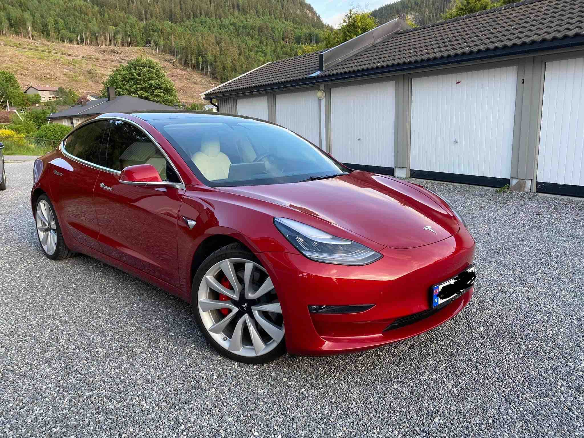 Tesla Model 3 Performance, 2019, Elektrisk, automatisk