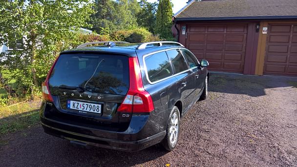 Volvo V70 med Skistativ
