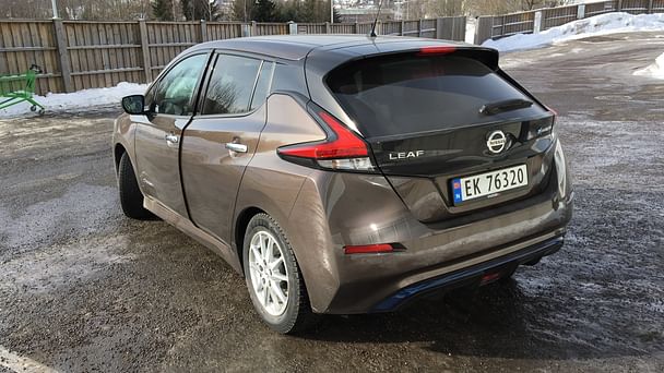 Nissan Leaf med GPS