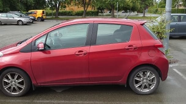 Toyota Yaris med Vinterdekk