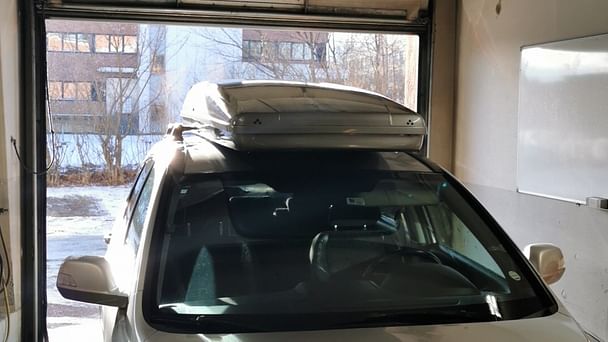 Honda CR-V med Skistativ