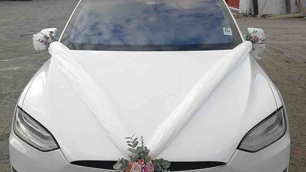 Tesla Model X med Lydinngang