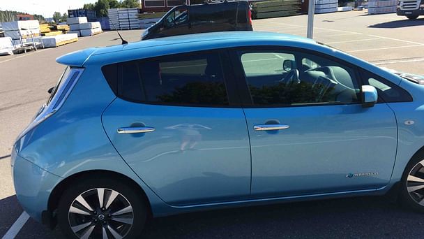 Nissan Leaf med GPS