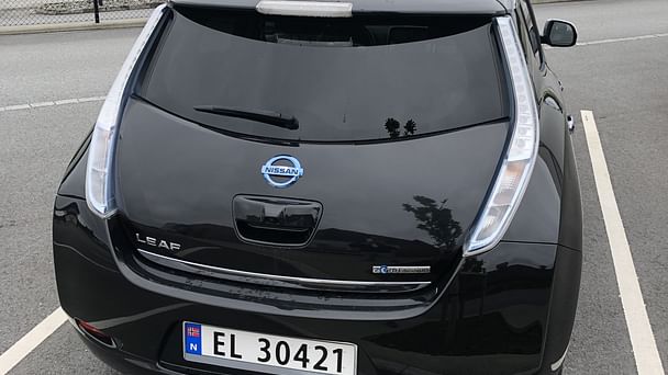 Nissan Leaf med Vinterdekk