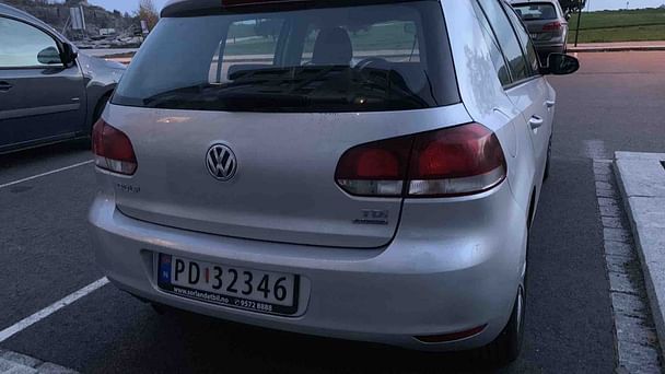 Volkswagen Golf R med Sykkelstativ