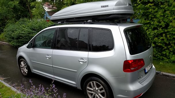 Volkswagen Touran 7-seter med stor skiboks, 2010, Diesel, 7 seter