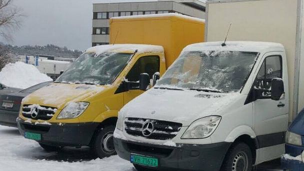 Mercedes Sprinter med Vinterdekk