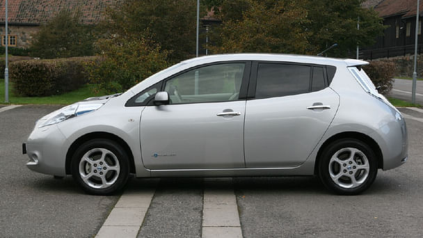 Nissan Leaf med Vinterdekk