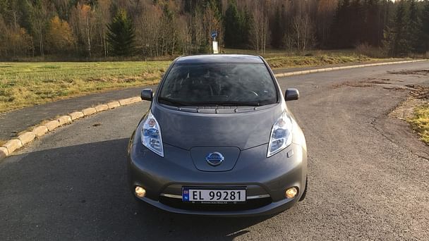Nissan Leaf med GPS