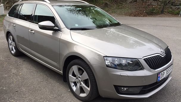 Skoda Octavia Combi med Vinterdekk
