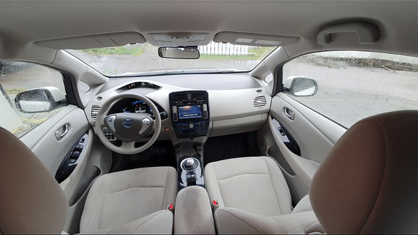 Nissan Leaf med Vinterdekk
