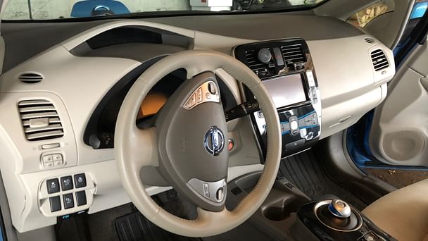 Nissan Leaf med Vinterdekk