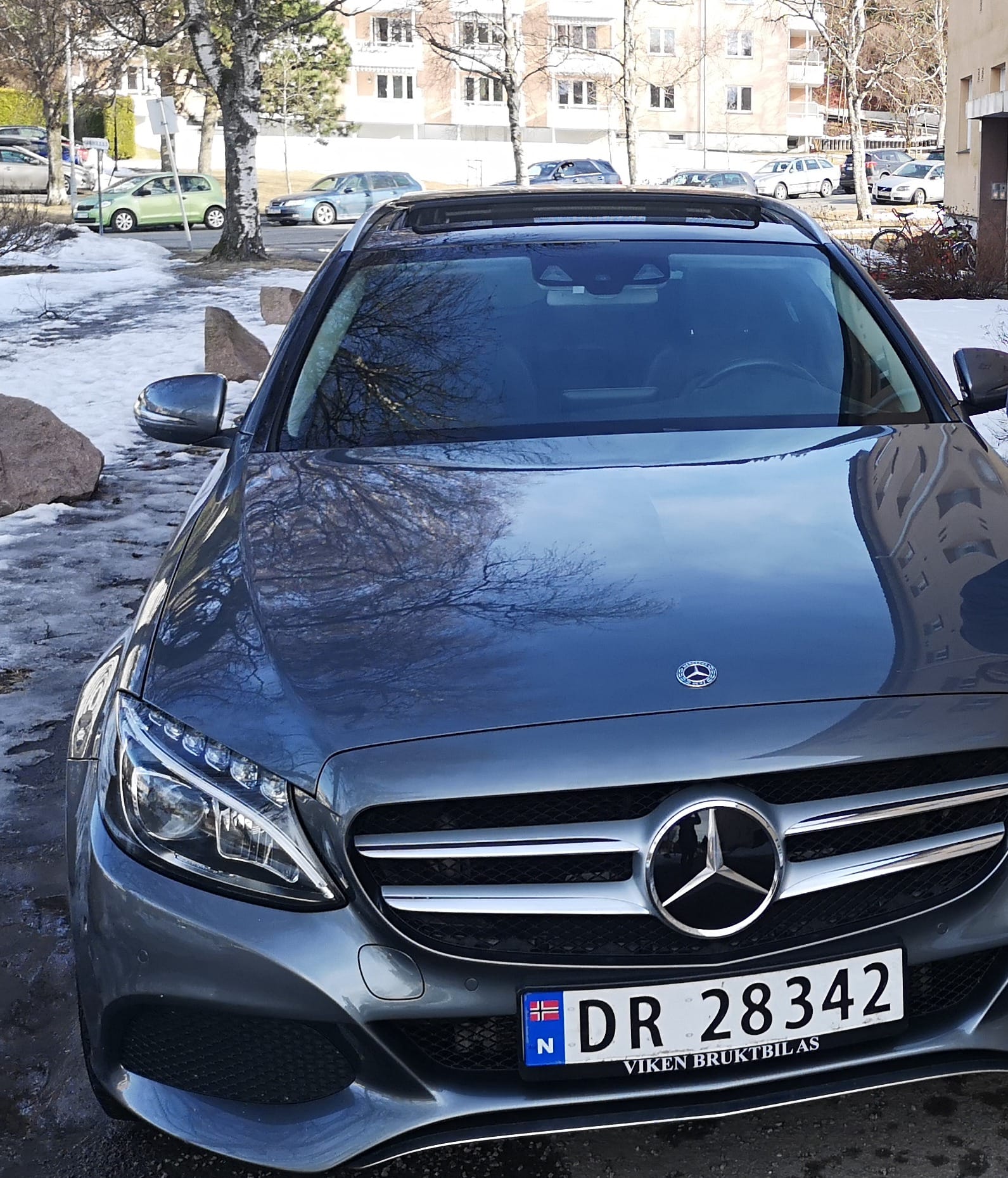 Mercedes C-Klasse Stasjonsvogn, 2017, Blyfri 95, automatisk