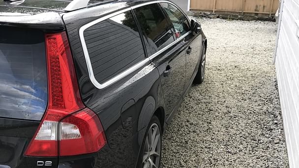 Volvo V70 med Skistativ
