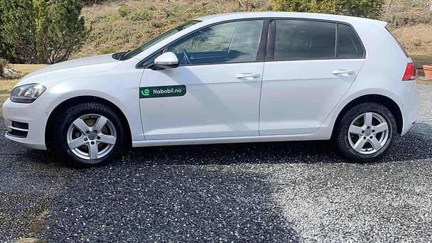 Volkswagen Golf med Vinterdekk