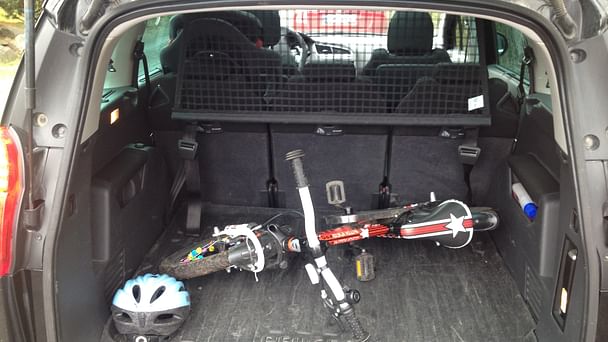 Peugeot 5008 med Sykkelstativ