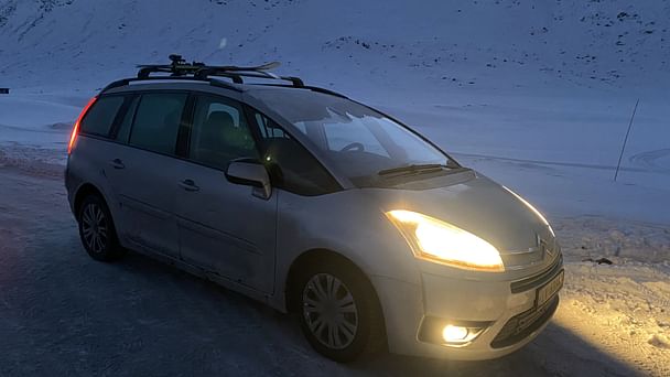 Citroen Berlingo Multispace med Skistativ