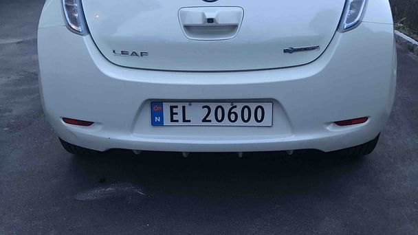 Nissan Leaf med GPS