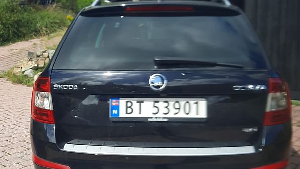 Skoda Octavia Combi med Vinterdekk