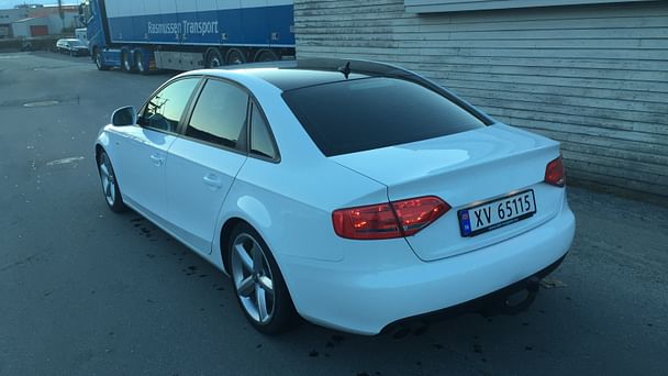 Audi A4 med Sykkelstativ