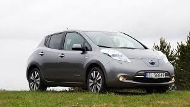 Nissan Leaf med GPS