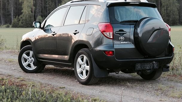 Toyota RAV 4 med Sykkelstativ